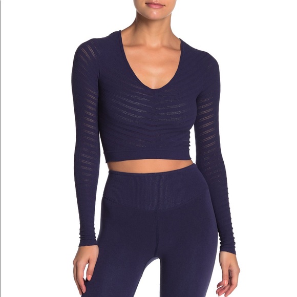 FP Movement by Free People Tops - Free People Movement Eclipse Blue "Gone Adrift" Long Sleeve Shirt